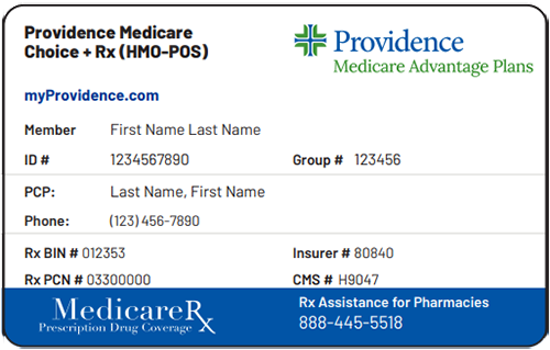 Providence Medicare Card